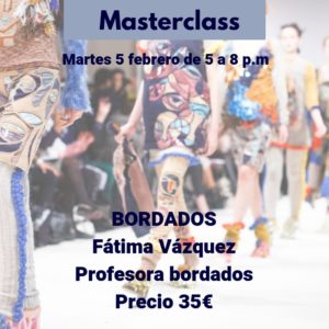 Masterclass: Bordados