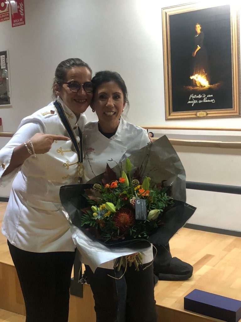 La antigua alumna Rocío Arroyo, primer premio en la Cuillere d´Or