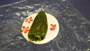 Pimientos en Nogada La Nueva España, plato salado